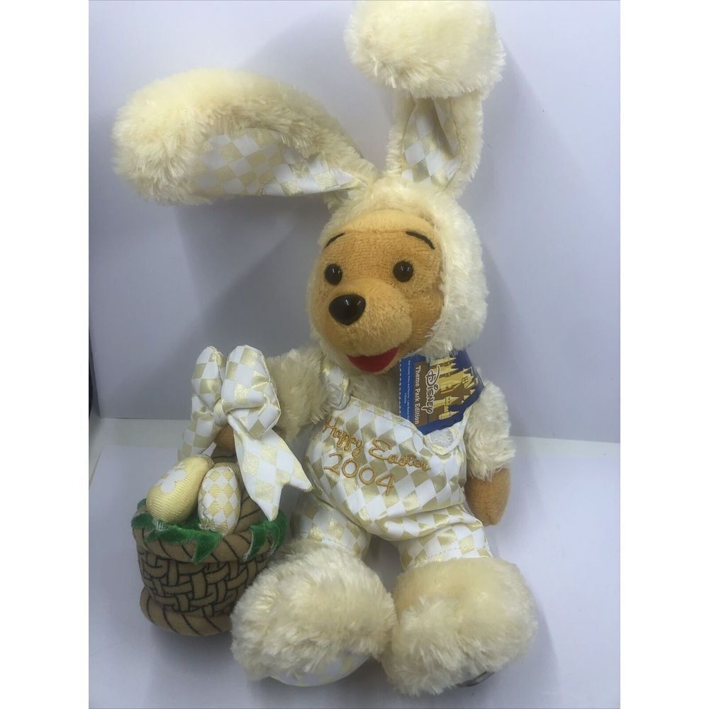 Winnie The Pooh Walt Disney World Easter Bunny 2004 Plush